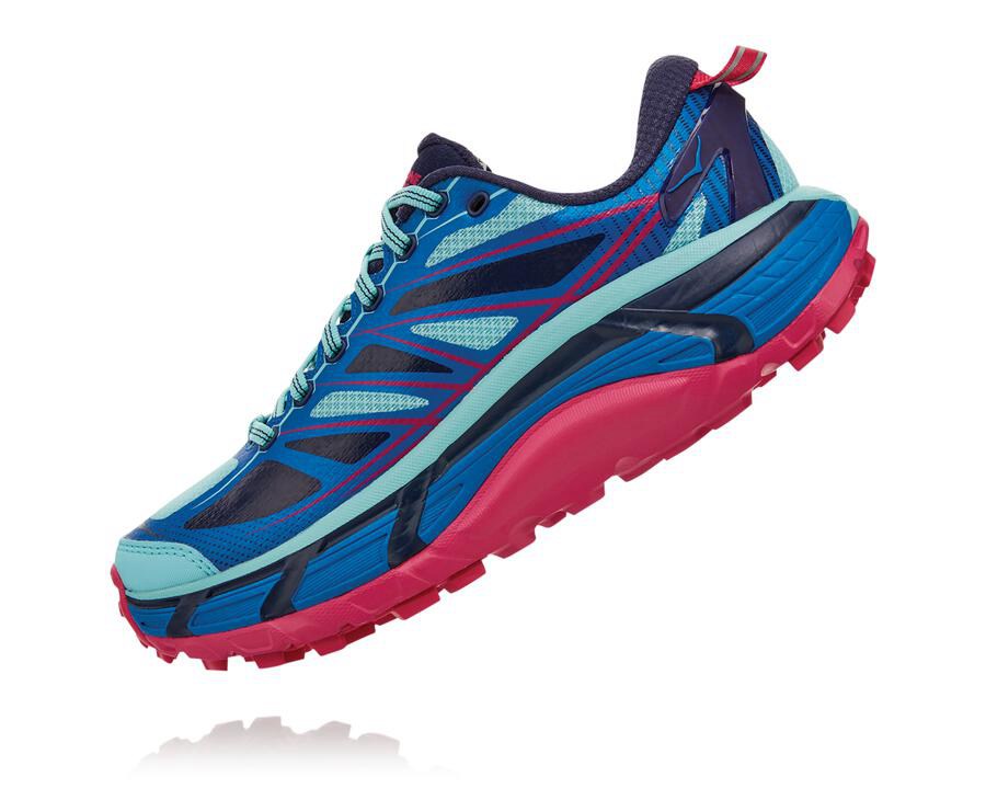 Tenis Hoka One One Trail Mujer Azul Marino - Mafate Speed 2 - QTCE78624